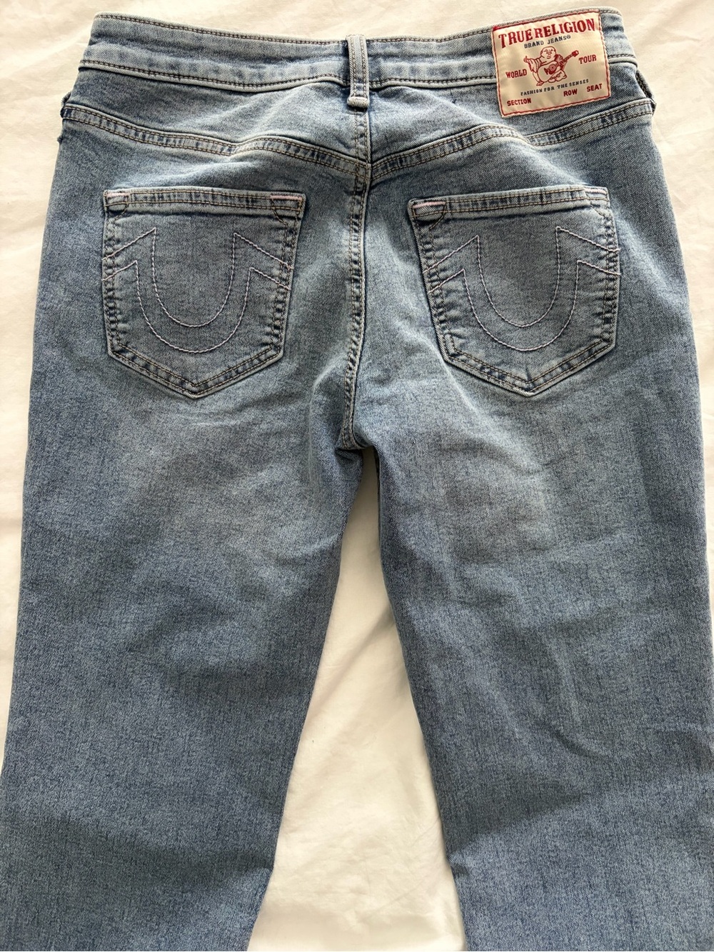 True Religion Women’s Mid-Rise Billie Straight Leg Light Wash Jeans Size 27 - Picture 16 of 16